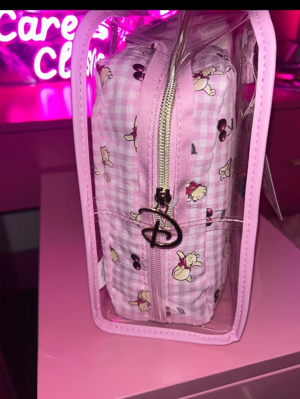 Disney Winnie the Pooh 3 piece makeup Cosmetic bag new